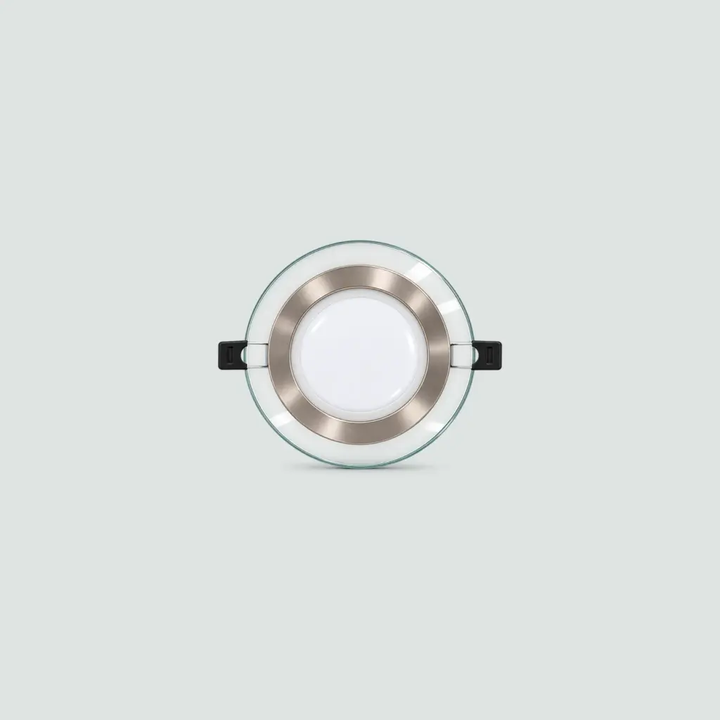 Panel LED Redondo Empotrable COB Filo Niquelado