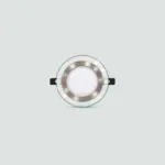 Panel LED Redondo Empotrable COB Filo Niquelado 02.001.0330