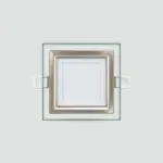 Panel LED Cuadrado Empotrable COB Filo Niquelado 02.001.0336