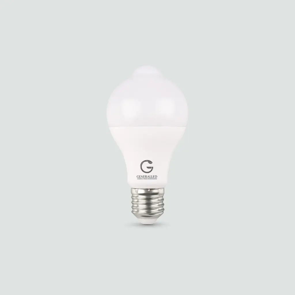 Foco LED Con Sensor De Movimiento A60
