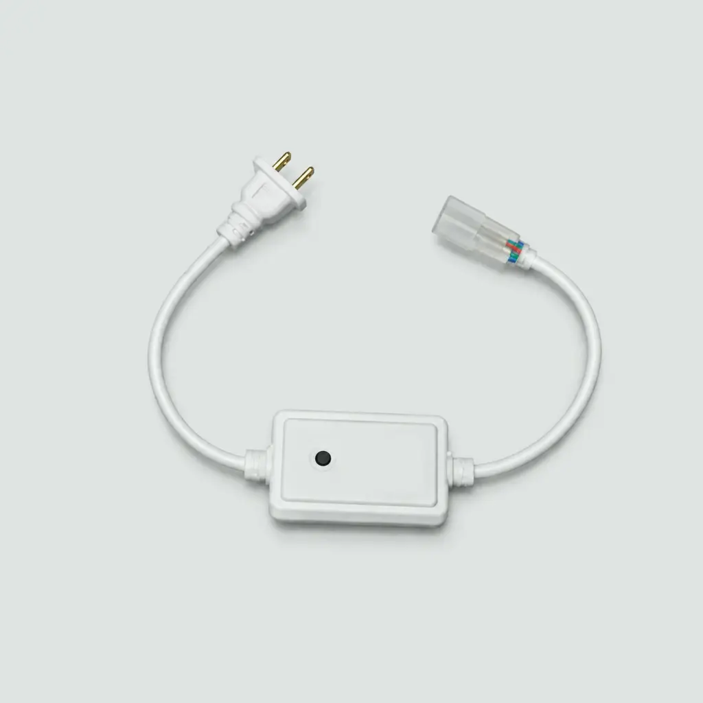 Adaptador Rgb+pulsante Para Manguera LED
