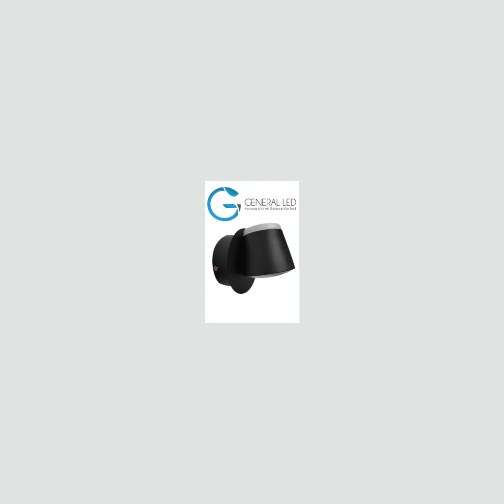 Conjunto Umbrella Aplique De Pared Negro Simple 02.010.0148