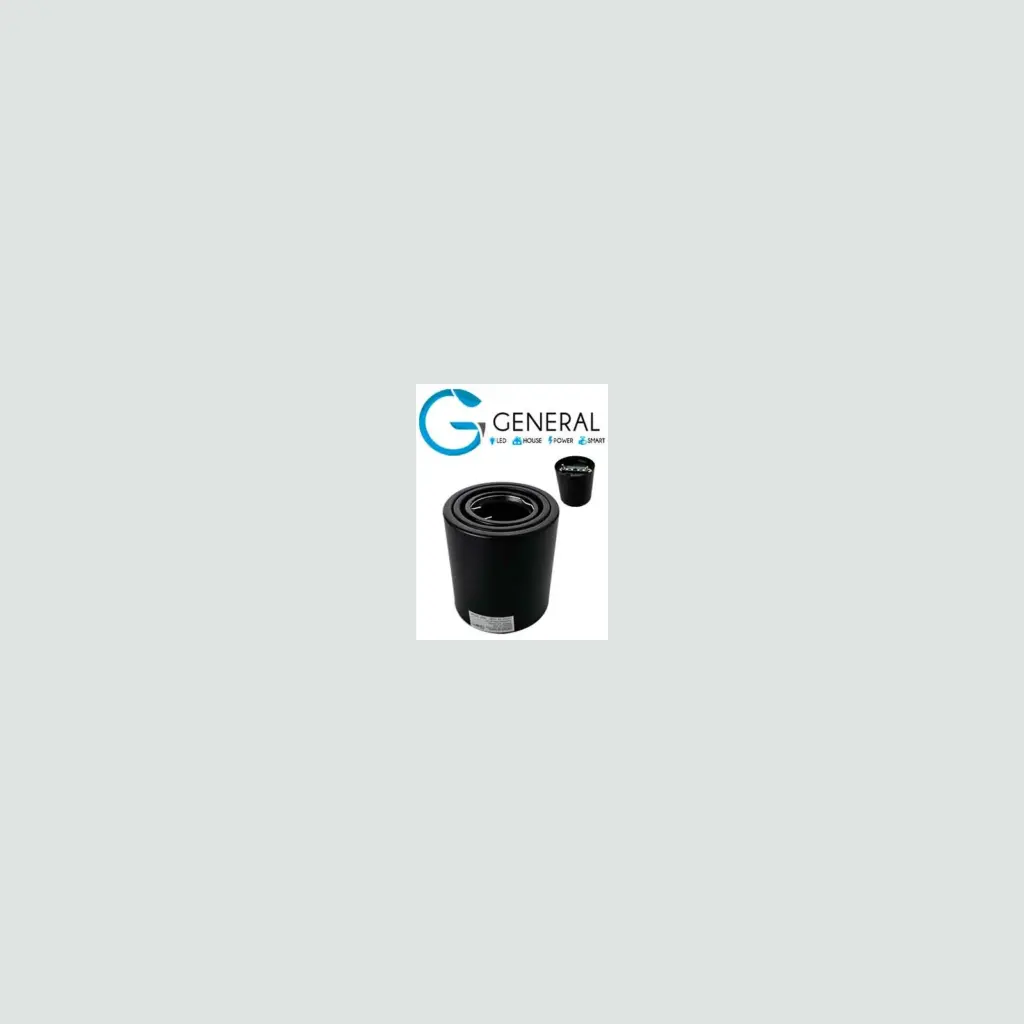 Conjunto Carcasa Aplique De Techo Negro 02.010.0178