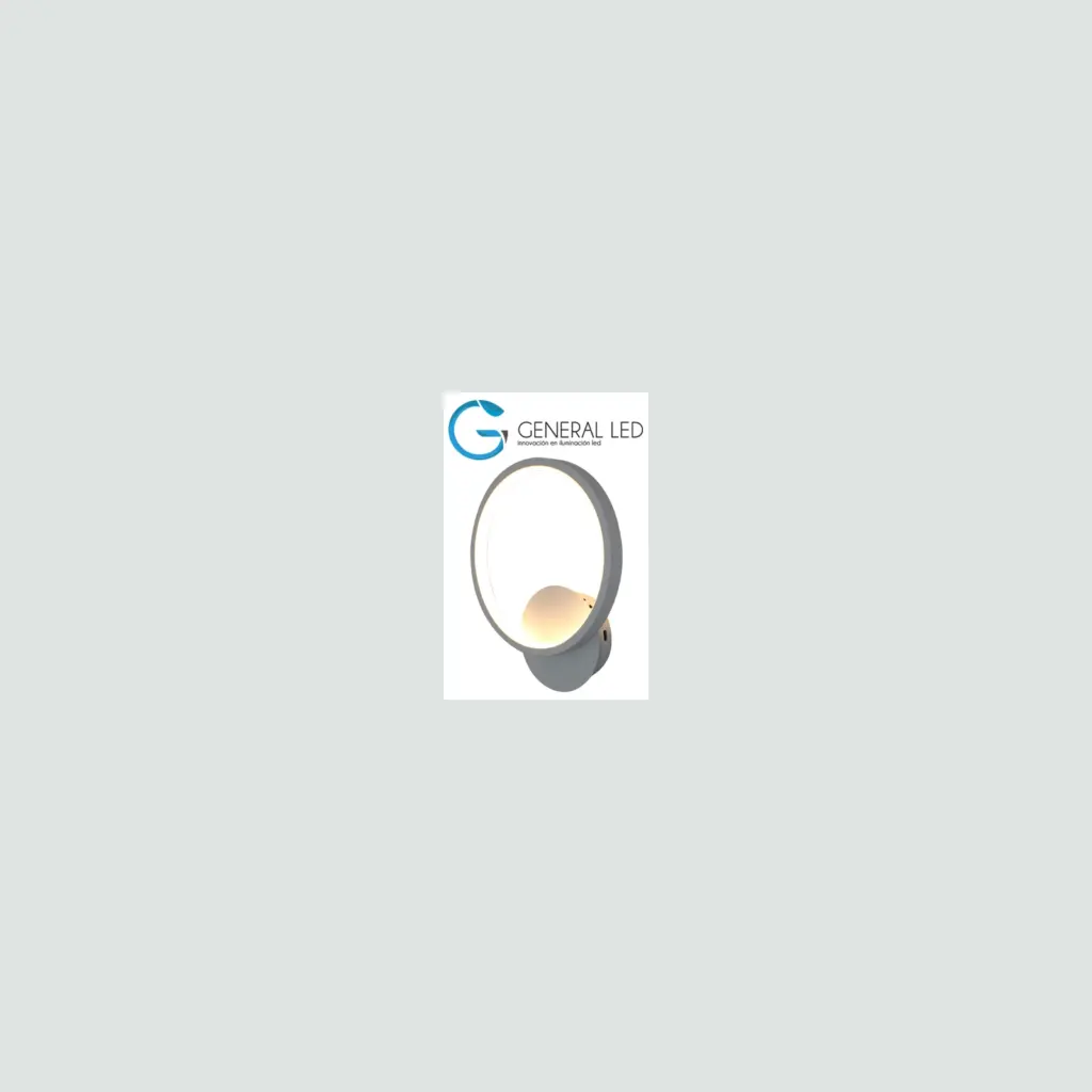 Conjunto Gina Aplique De Pared Circular Blanco 02.010.0181