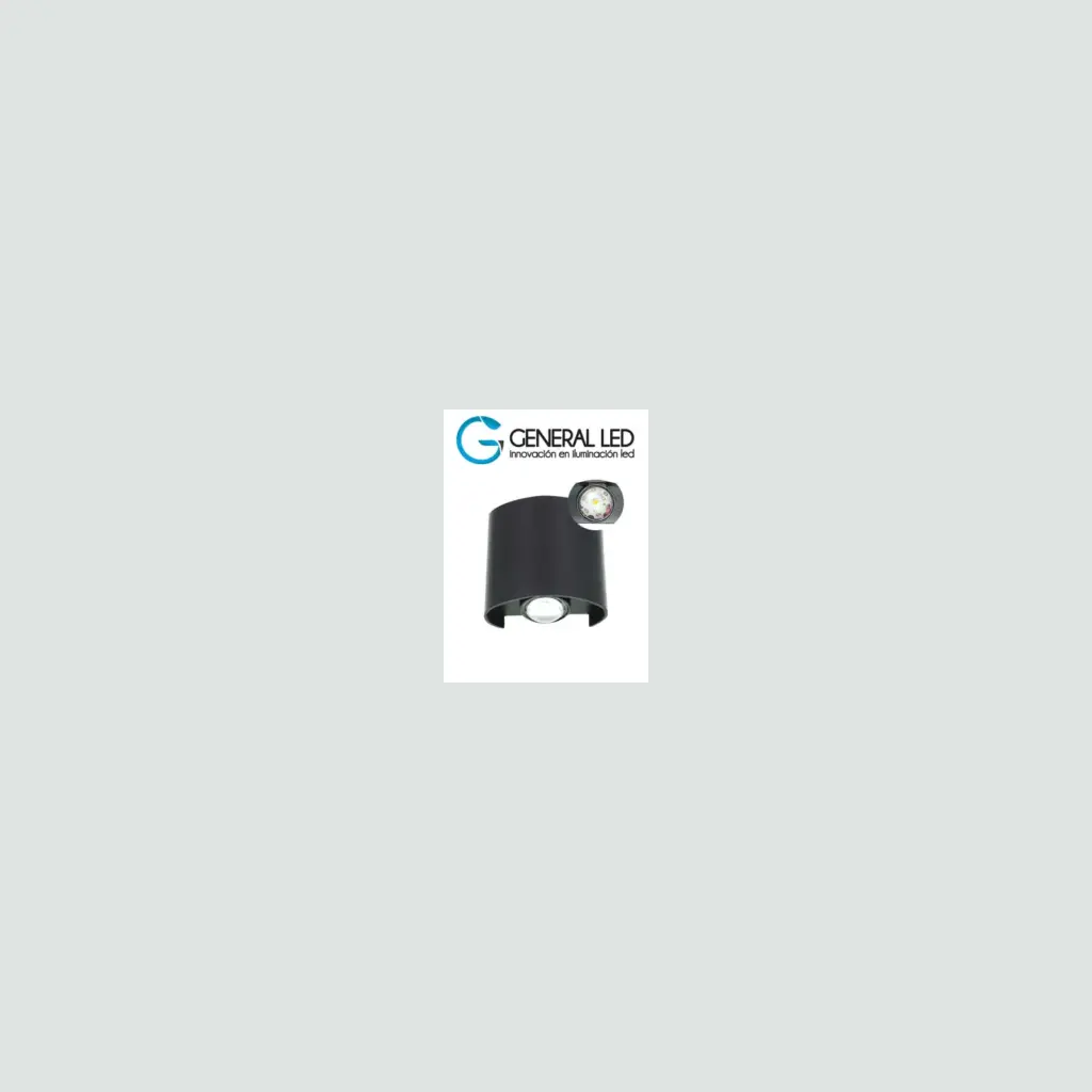Aplique De Pared Conjunto Moderno Negro Simple 2W-3000K 02.010.0324