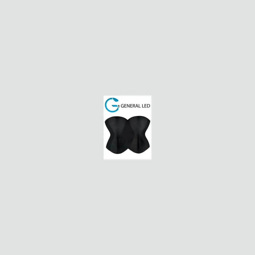 Conjunto Aplique De Pared Concha Negra Doble 02.010.0440