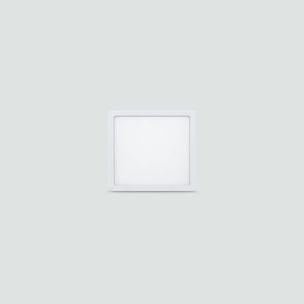 Panel LED Cuadrado Sobrepuesto Filo Blanco