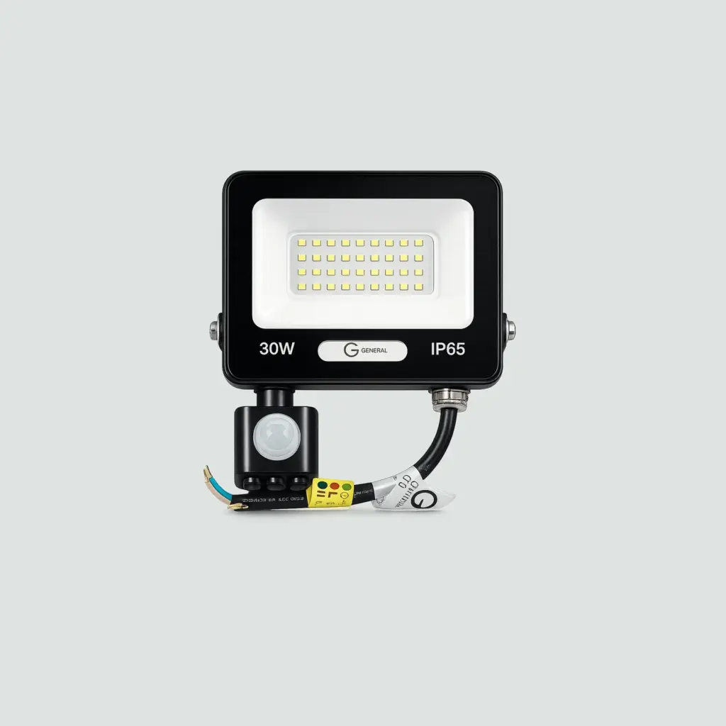 Reflector LED Con Sensor De Movimiento