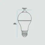 Foco LED Con Sensor De Movimiento A60 02.001.0578