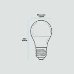 Foco LED Miniglobo E27 G45 02.001.0599