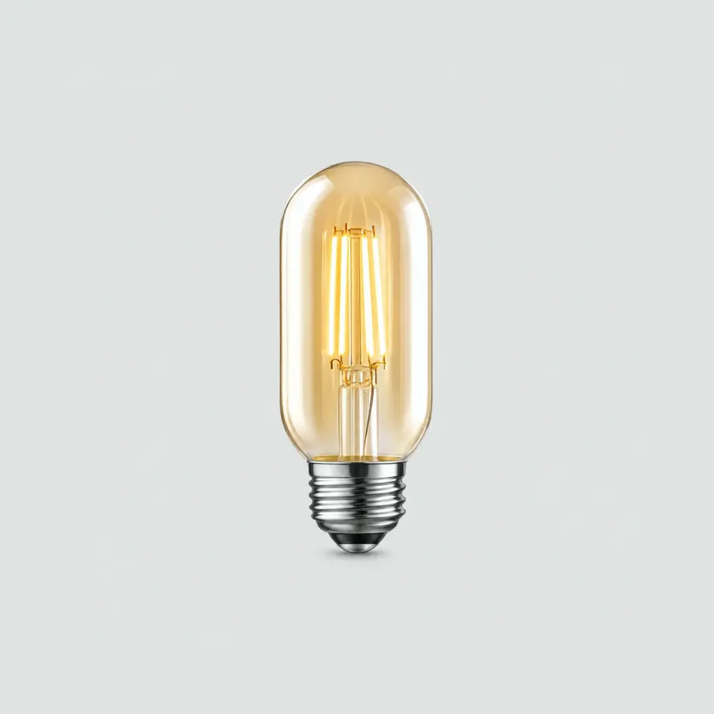Foco LED Elipse Zafiro Ámbar E27 T45c