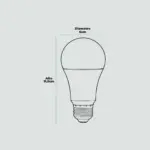 Foco LED Para Avicultura E27 A60 02.001.0661