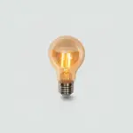 Foco LED Globo Ámbar E27 G95 02.001.0747