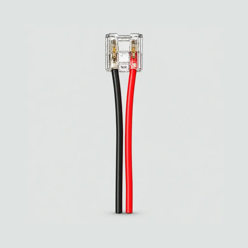 Conector Para Cinta LED Transparente 8MM