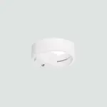 Aplique De Pared Semicircular Blanco 5W-6200K 02.010.0091