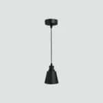 Conjunto Colgante Cono Negro + Dorado 02.010.0107