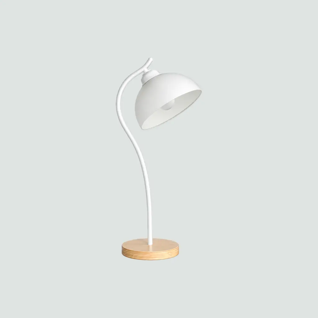 Lámpara De Escritorio Umbrella Blanca E27