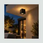 Conjunto Carcasa Aplique De Techo Cuadrado Dicroico Negro 02.010.0179