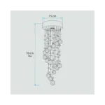 Lámpara Colgante Cristal-Tornado 02.010.0189