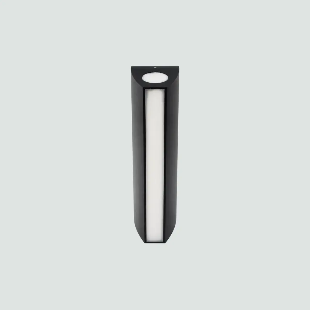 Aplique De Pared Luminos Luz Frontal Negro 5W-3000K
