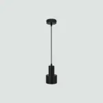 Conjunto Colgante Cono Isis Negro + Blanco 02.010.0212