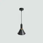 Conjunto Colgante Cono Atenea Negro 02.010.0213
