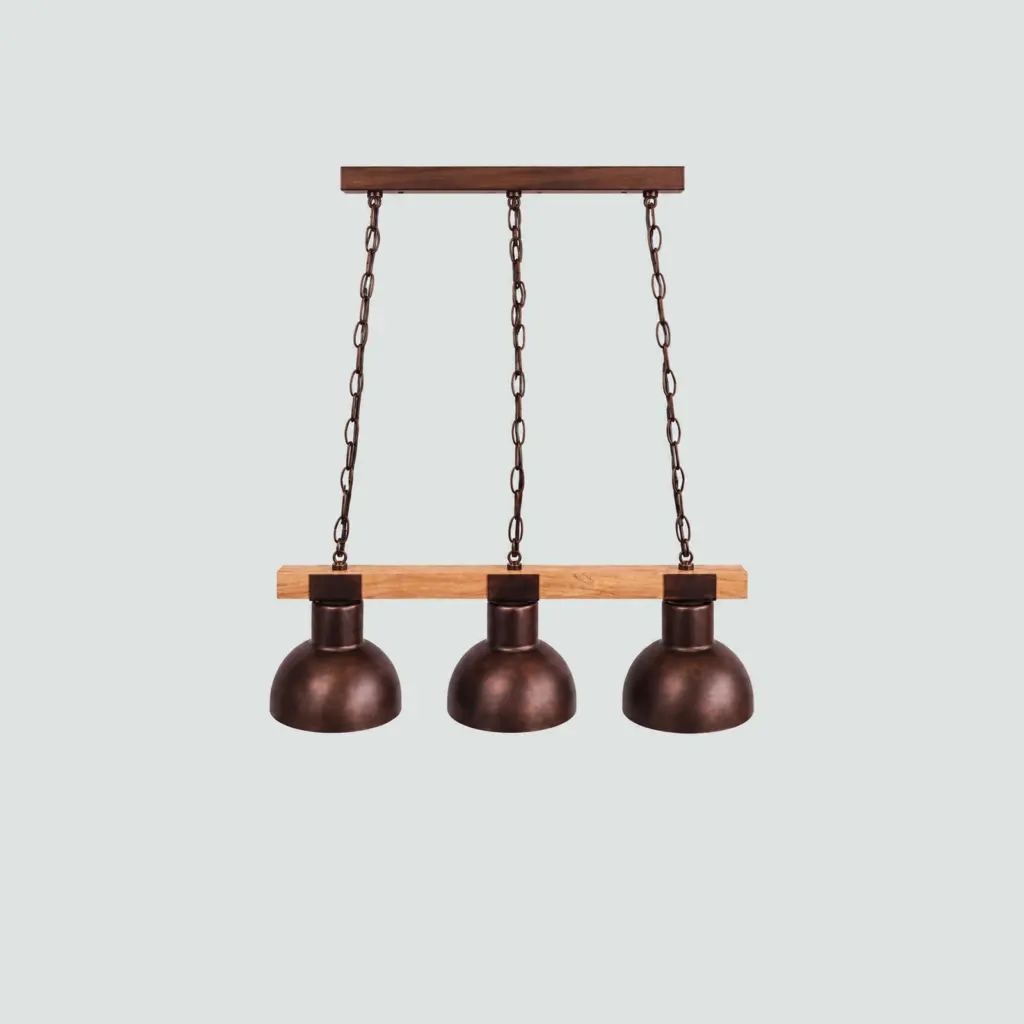 Lampara Colgante Bronce