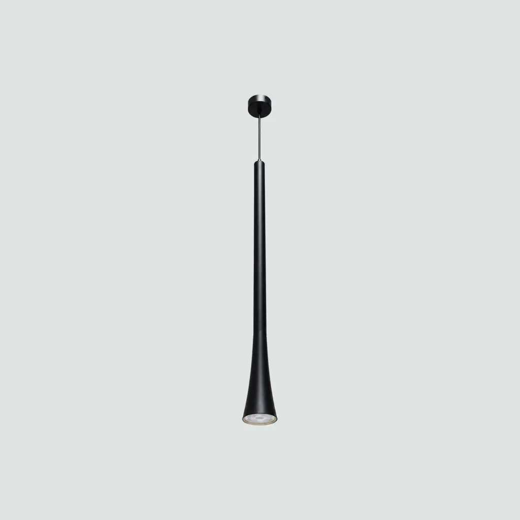 Lámpara Colgante Campana Negro