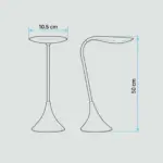 Lámpara De Escritorio Flexo Base Cono LED 5W 02.010.0405