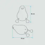 Lámpara De Noche Infantil - Pingüino 02.010.0406