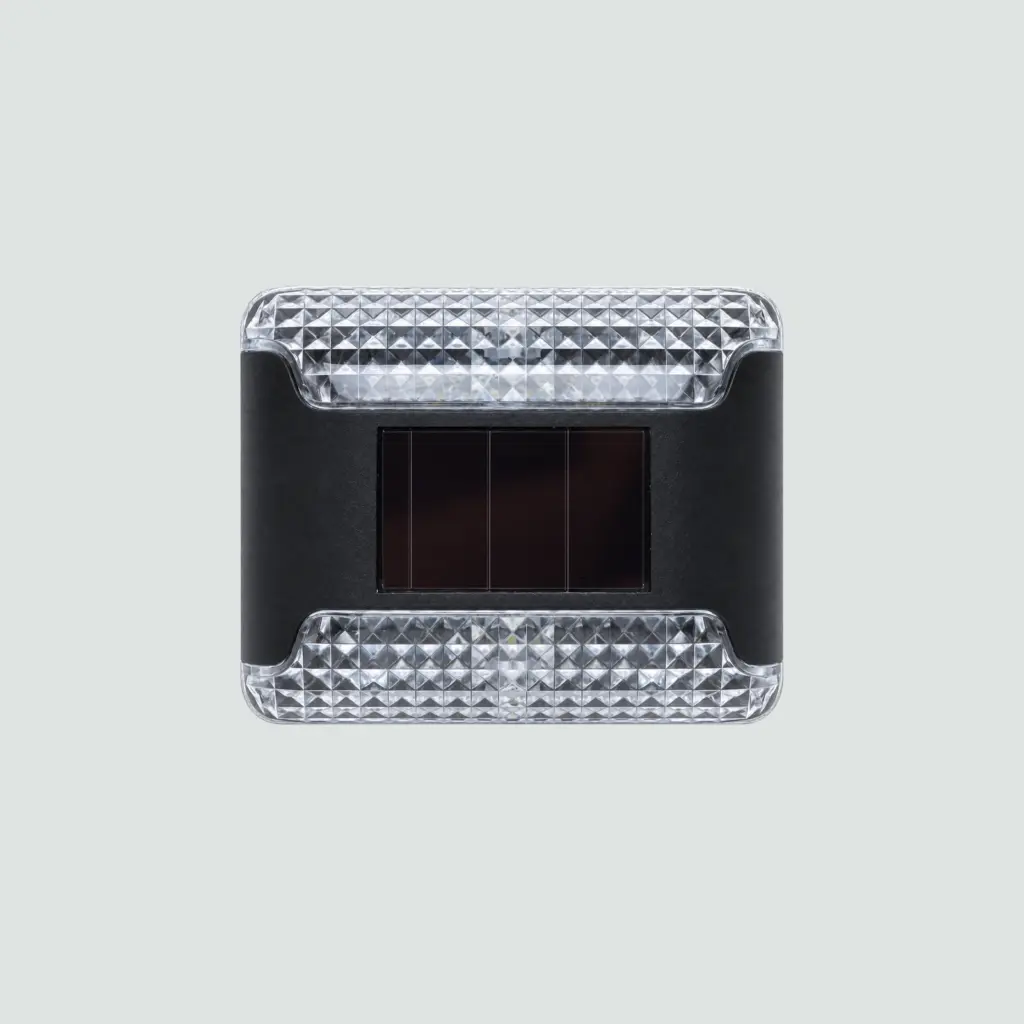 Aplique De Pared Solar Cuadrado Cristal Recargable