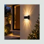 Aplique De Pared Solar Cuadrado Cristal Recargable 02.010.0411