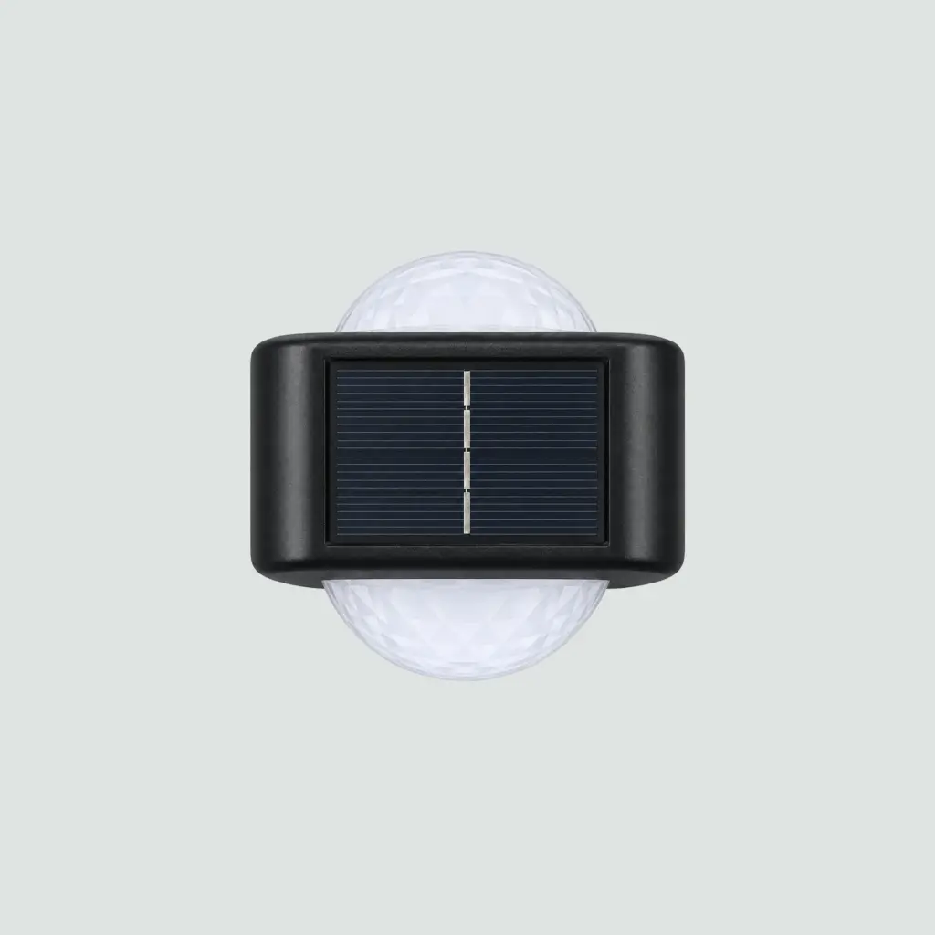 Aplique De Pared Solar Circular Recargable