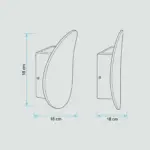 Aplique De Pared Concha Simple Unidireccional 02.010.0437