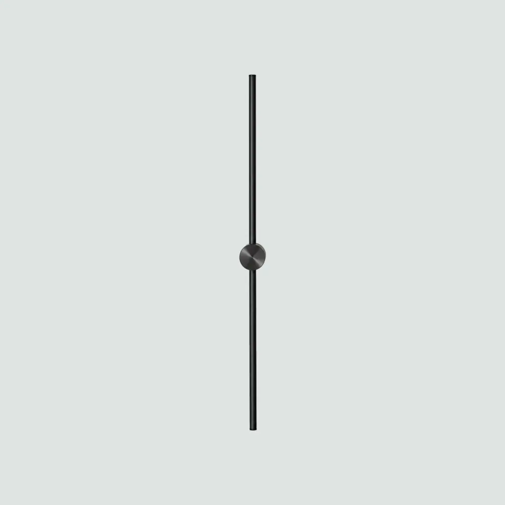 Aplique De Pared Lineal Filo Negro