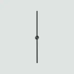 Aplique De Pared Lineal Filo Negro 02.010.0449