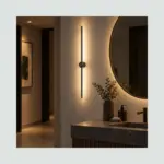 Aplique De Pared Lineal Filo Negro 02.010.0449