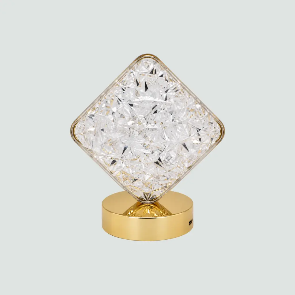 Lámpara De Mesa Diamante - Colección Cosmos