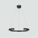 Lámpara Colgante Argolla-Circular/Negro 02.010.0614