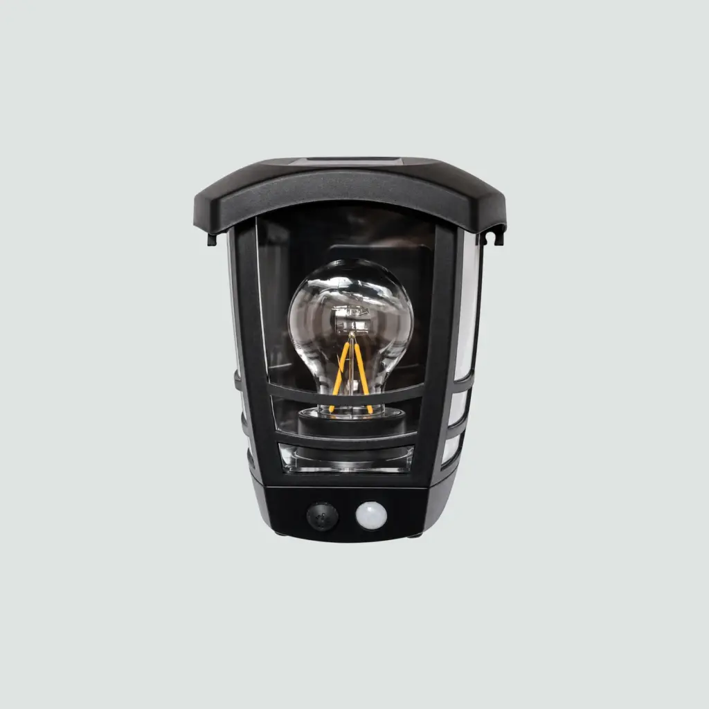 Aplique De Pared Solar Farol Con Sensor .5v 1200mah 20s /3M
