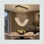 Conjunto Lámpara Colgante Cristal padre variable