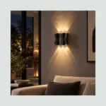 Conjunto Aplique De Pared Concha Negra padre variable