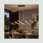 Conjunto Lámpara Colgante Curvas padre variable