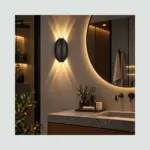 Aplique De Pared Oval padre variable