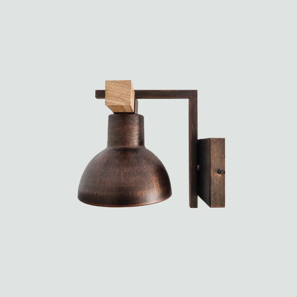 Aplique De Pared Bronce
