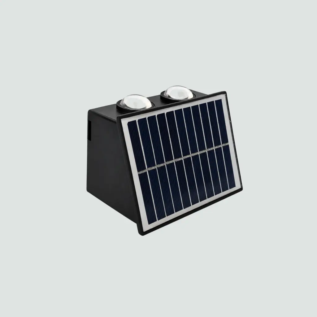 Conjunto Aplique De Pared Solar Leds