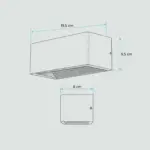 Aplique De Pared Rectangular padre variable