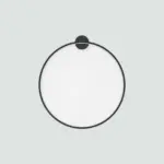 Aplique De Pared Circular Cuerpo Negro padre variable