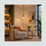 Conjunto De Lámparas Modernas Romelia, Cuadrado Y Triangular padre variable