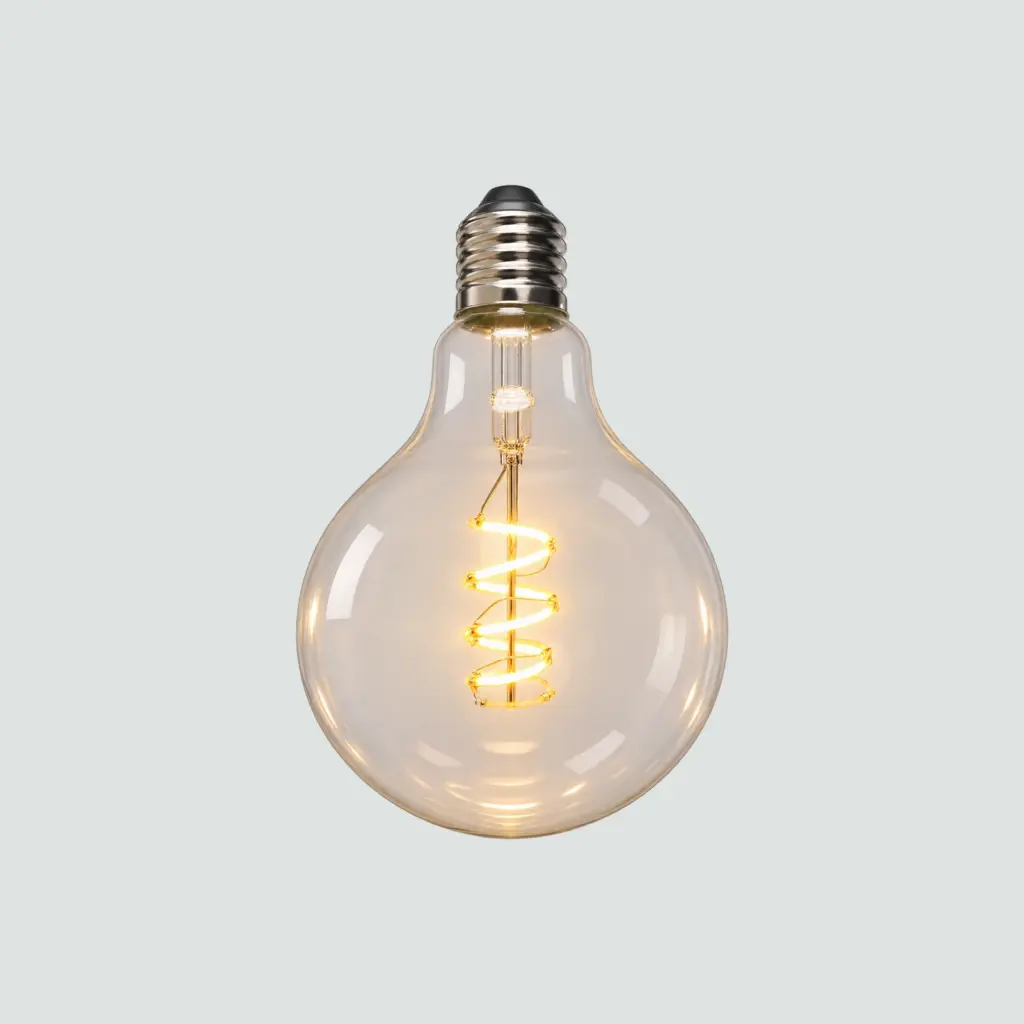 Foco LED Globo Espiral E27
